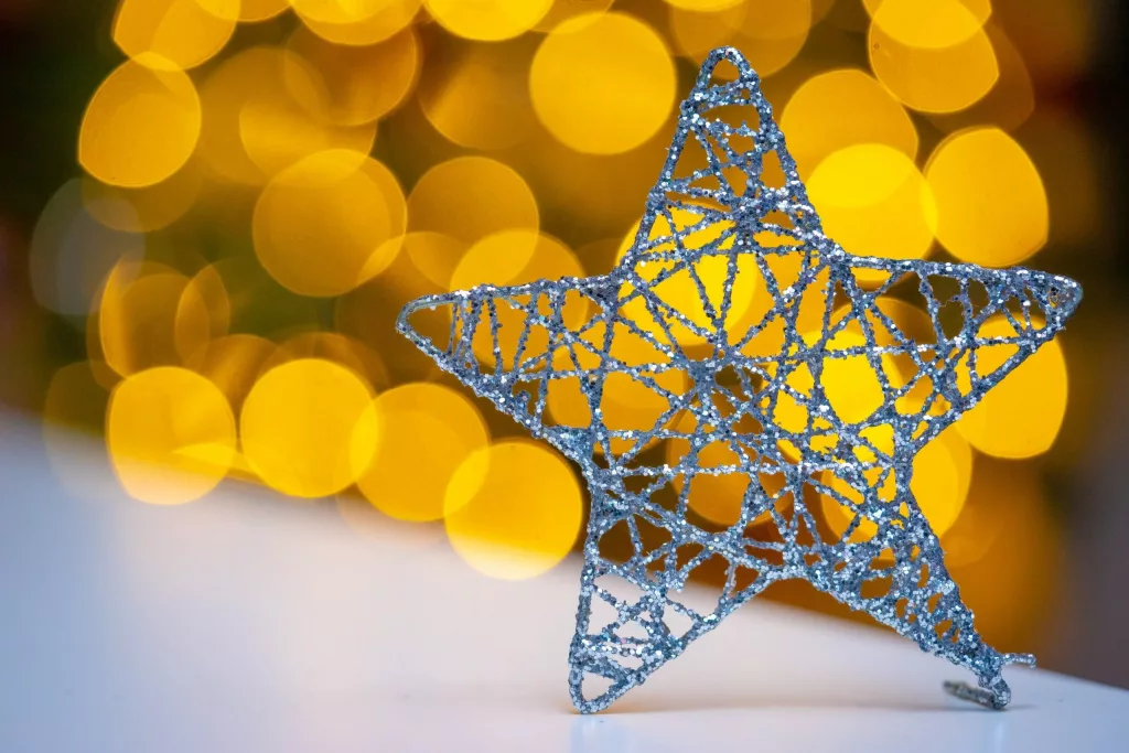 Christmas Star Decoration - Product Photography