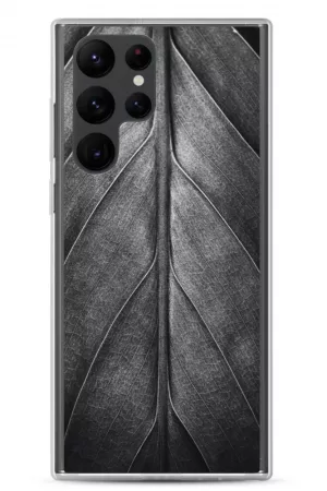 Black & White Leaf | Samsung Case